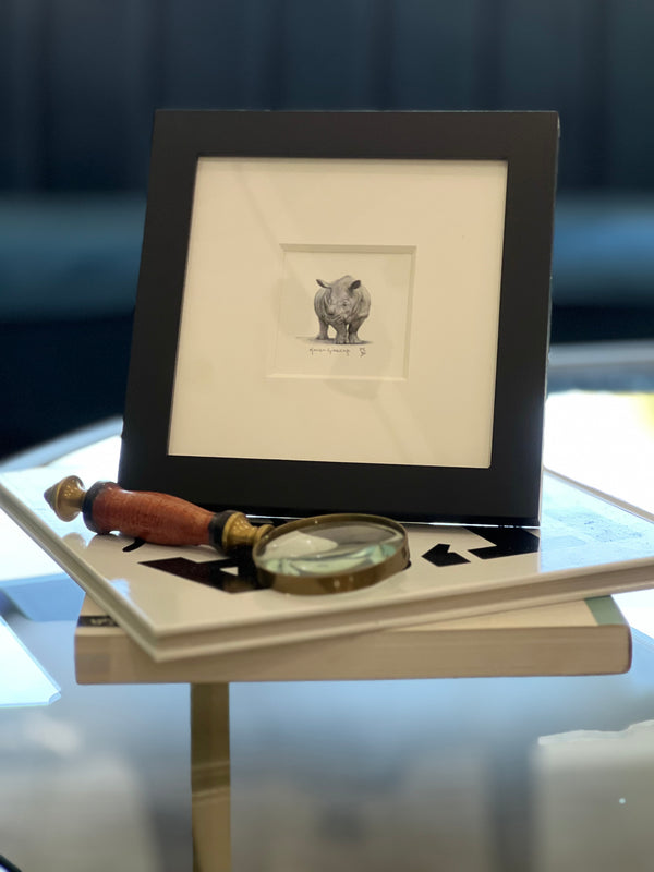 5" x 5" Black Frame with Mat