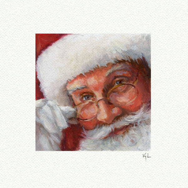 Santa with Glasses - Open Edition
