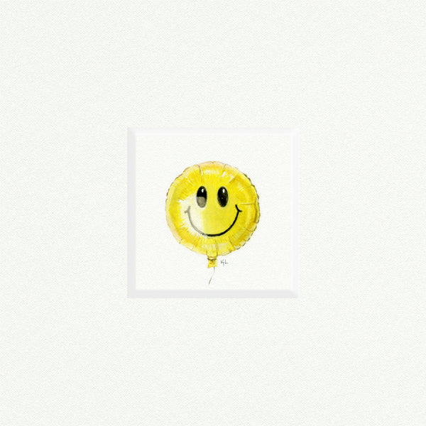 Smiley Face Mylar Balloon - Open Edition