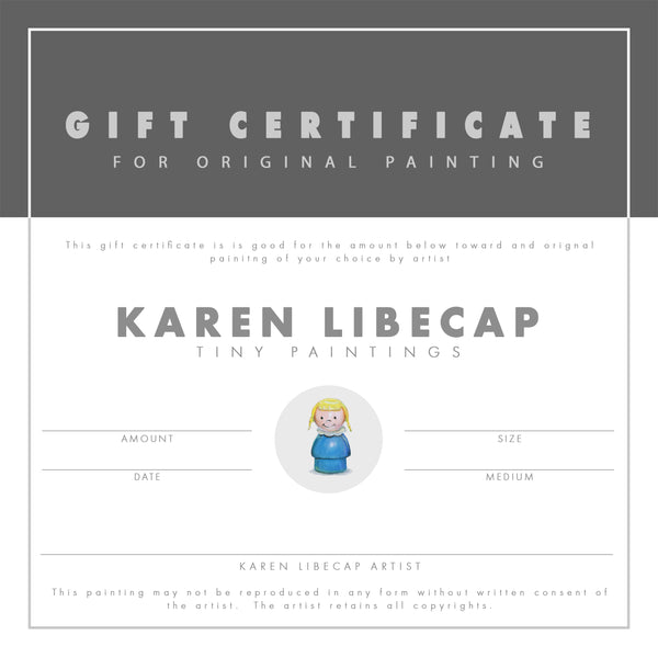 Karen Libecap Tiny Paintings Gift Card