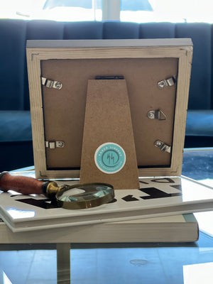 5" x 5" Black Frame with Mat