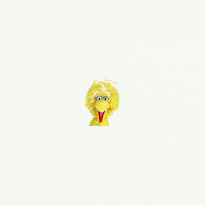 Big Bird miniature watercolor art print
