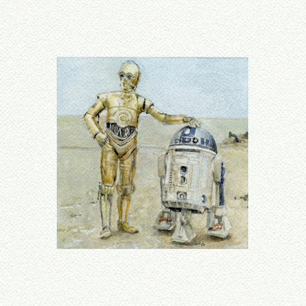 C3PO and R2D2 Star Wars