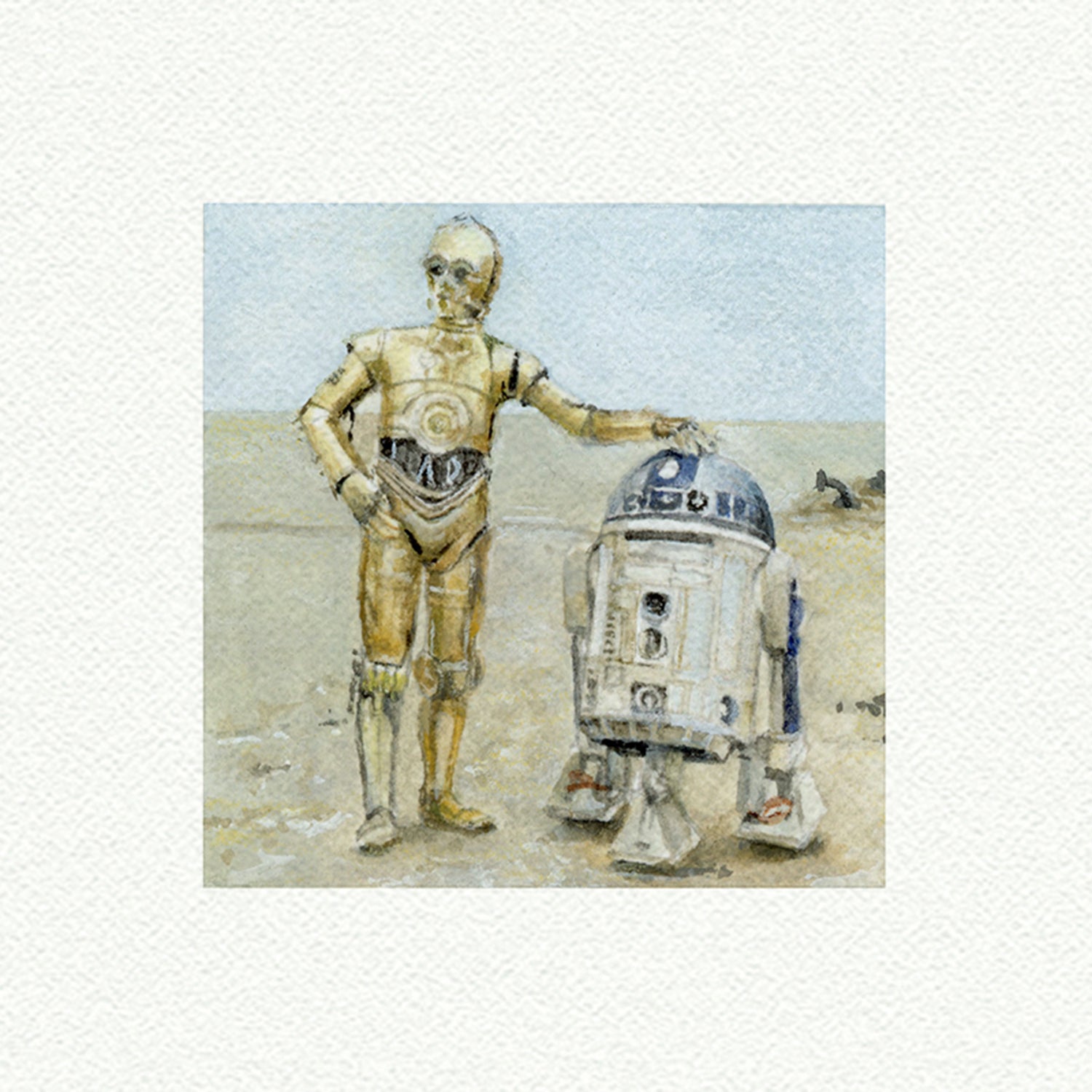 Deals c3po poster/painting