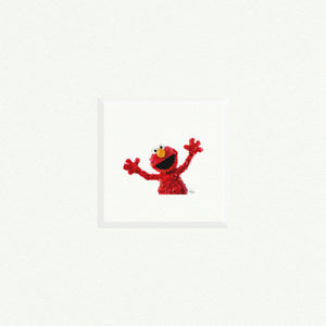 Elmo Miniature Watercolor art Print - Open Edition
