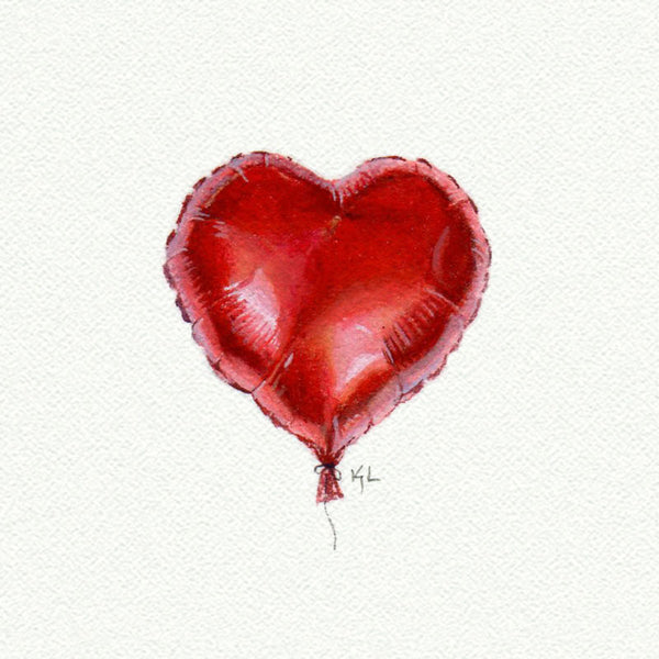 Heart Mylar Balloon - Open Edition