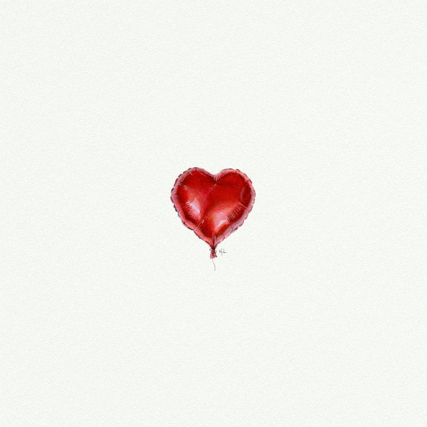 Heart Mylar Balloon - Open Edition