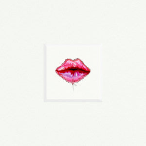 Lip Kiss Mylar Balloon - Open Edition