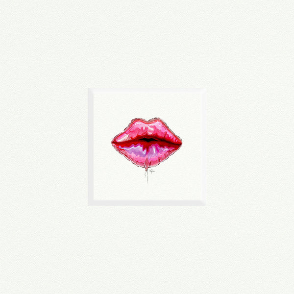 Lip Kiss Mylar Balloon - Open Edition