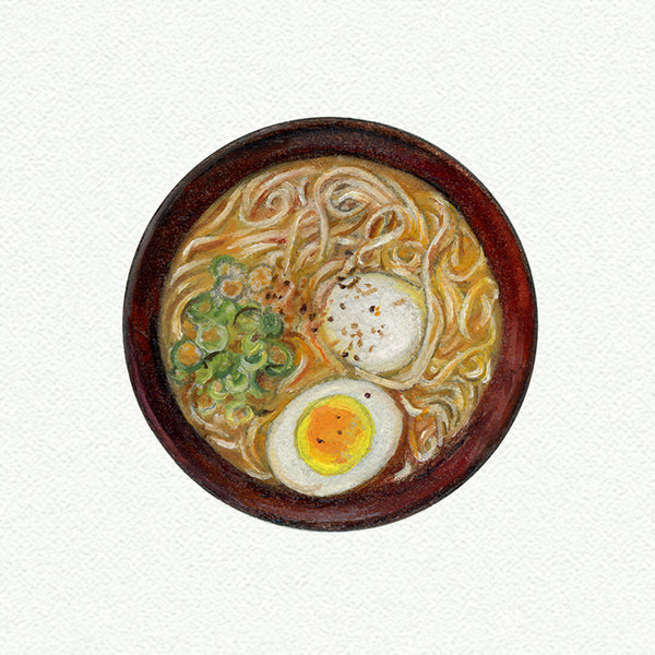 Ramen Original Oil Painting