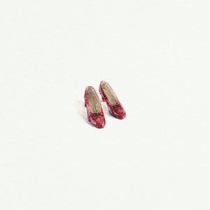Ruby Slippers Wizard of Oz Miniature Watercolor Art Print
