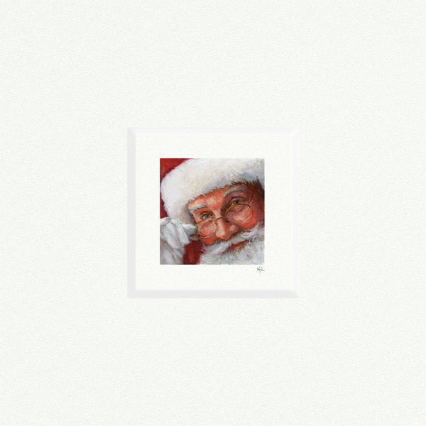 Santa with Glasses - Open Edition