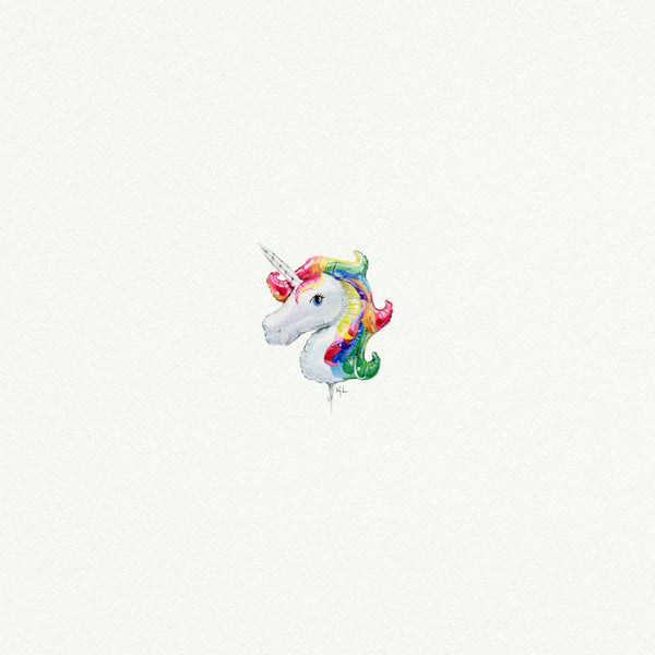Unicorn Mylar Balloon - Open Edition